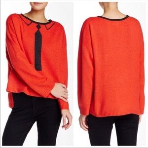 Wildfox Faux Tie Sweater